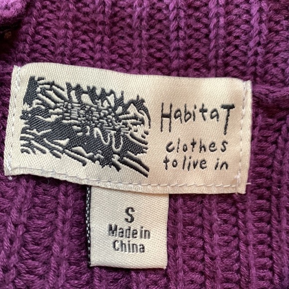 Habitat small purple cotton tunic sweater - Picture 4 of 5